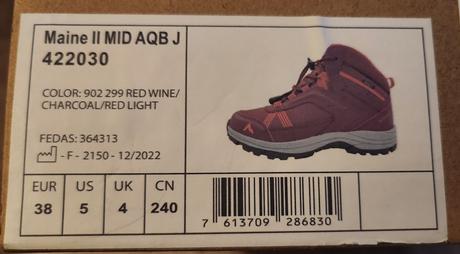 Turistické topánky, mc kinley,38