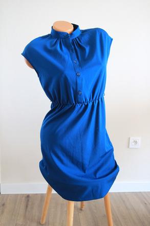 Elegantné tmavo modré šaty, espada, m