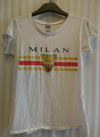 Dámsky biely top s motívom, zebra, m, m