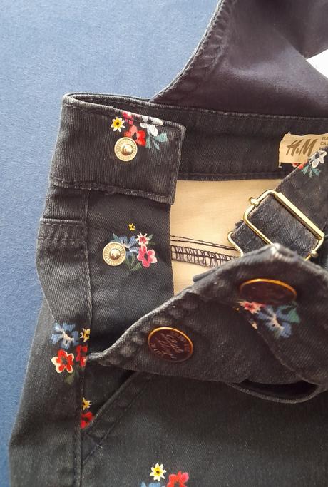 Kvetinková sukňa na traky, h&m,122