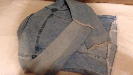 Dievčenská riflová bunda benetton / l 134 / 140, benetton,134