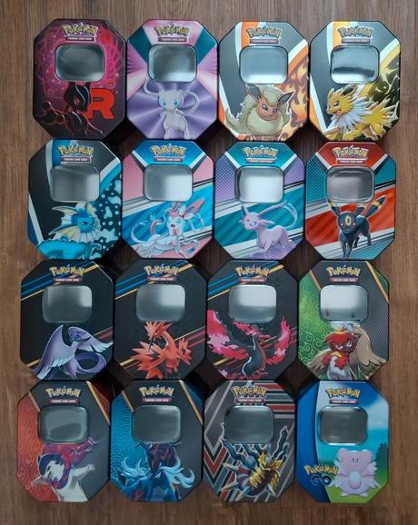 Pokémon plechovky, 