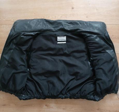 Koženková hrubá vesta bershka, bershka,s