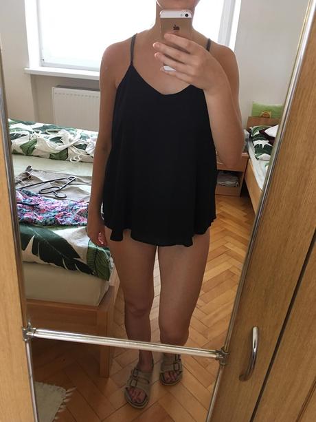 Čierny top, amisu,s