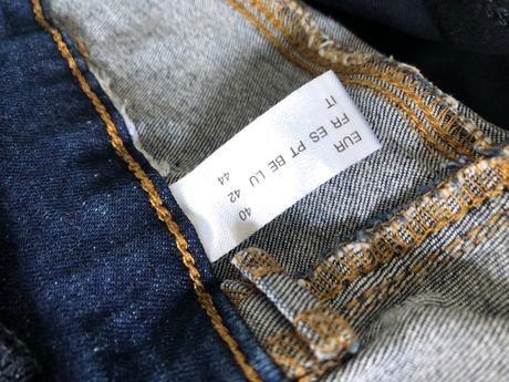 Tehotenské riflové nohavice, c&a,40