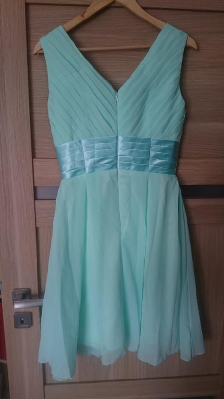 Slávnostné šaty - mentolové, s