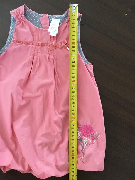 Lososové šaty 92, baby club,92