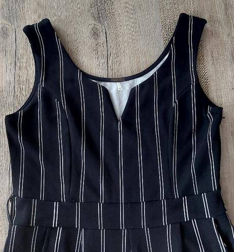 Elegantný pásikavý overal, m