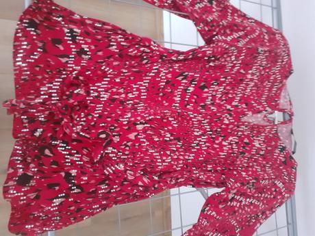 Damska elegantna cervena bluzka, f&f,164