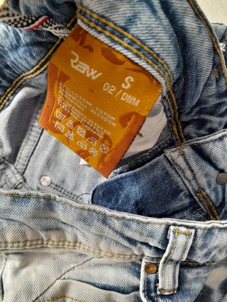 Raw denim sortky, g-star raw,xs