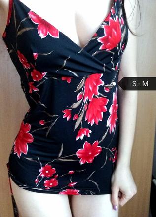 Tielko s kvietkami, s