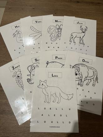 Laminovaná abeceda,