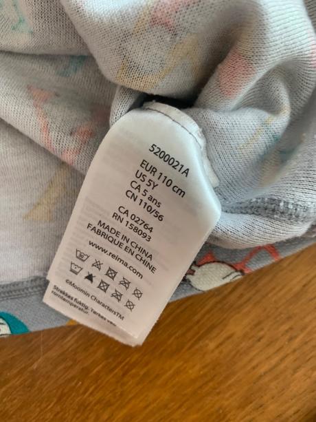 Reima trivsam merino termoprádlo 110/116, reima,110