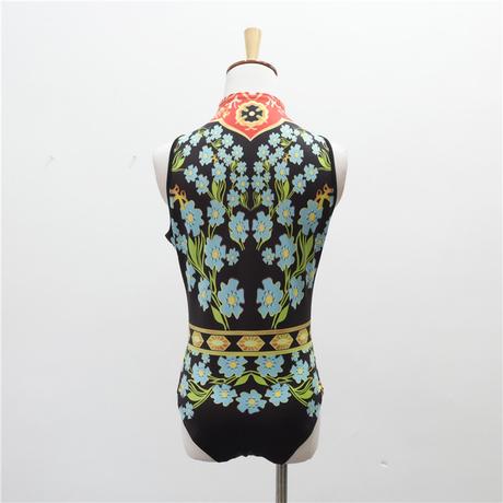 Flower body - top bez rukavov vel. m a l, l / m