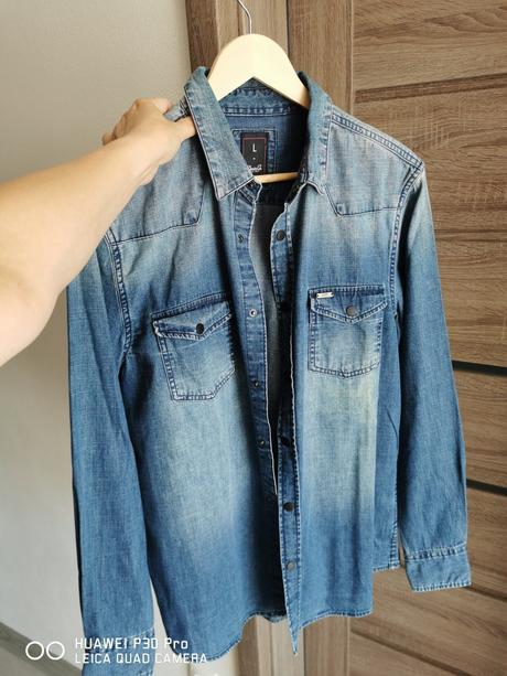 Pánska rifľová košeľa, denim co,l
