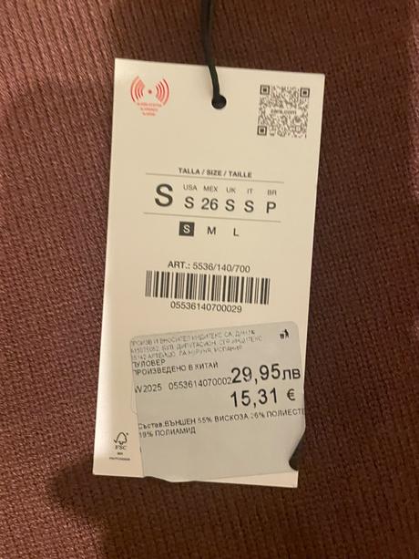 Nový svetrik zara s visačkou, zara,s