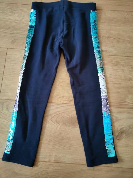Zateplené legíny h&m frozen. veľ.110 top stav, h&m,110