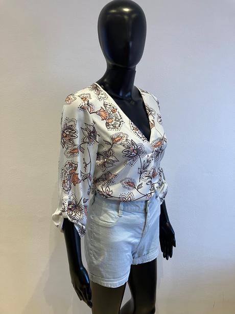 Dámska vzorovaná blúzka stradivarius (m), stradivarius,m