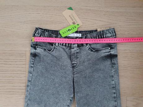 Šedé strečové nohavice terranova 165cm, terranova,164