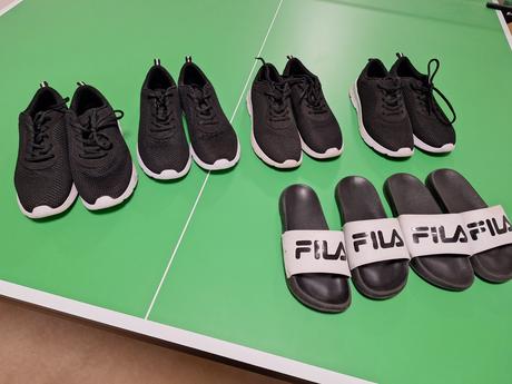 Tenisky pre dvojičky veľ. 40 a 41, cena / 2 páry, deichmann,41