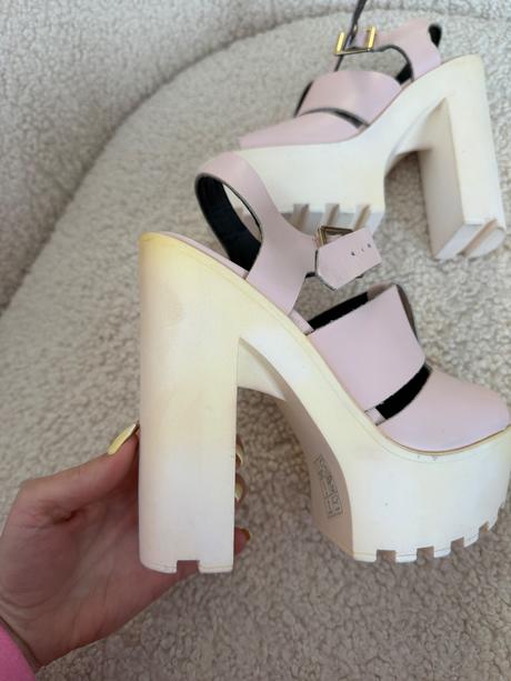 Sandále na platforme, river island,37