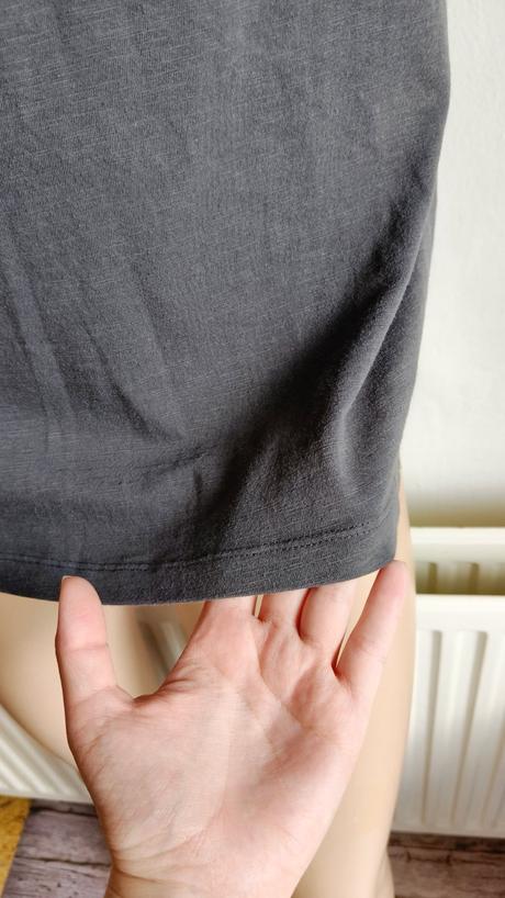 Tričko s čipkou tmavošedé, gina,44