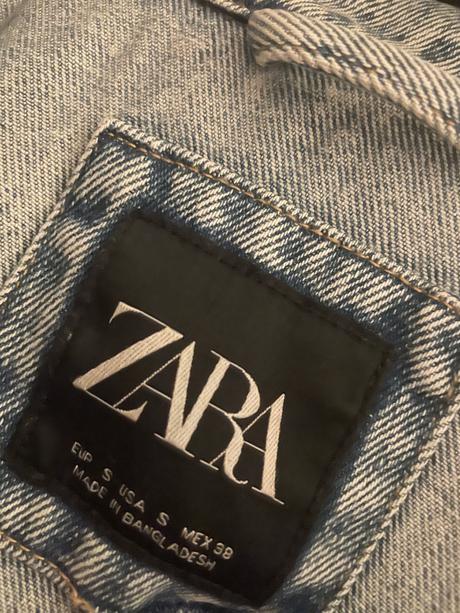 Zara trendy extravagantna riflova bunda, zara,38