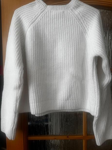 Biely pulover, sinsay,m