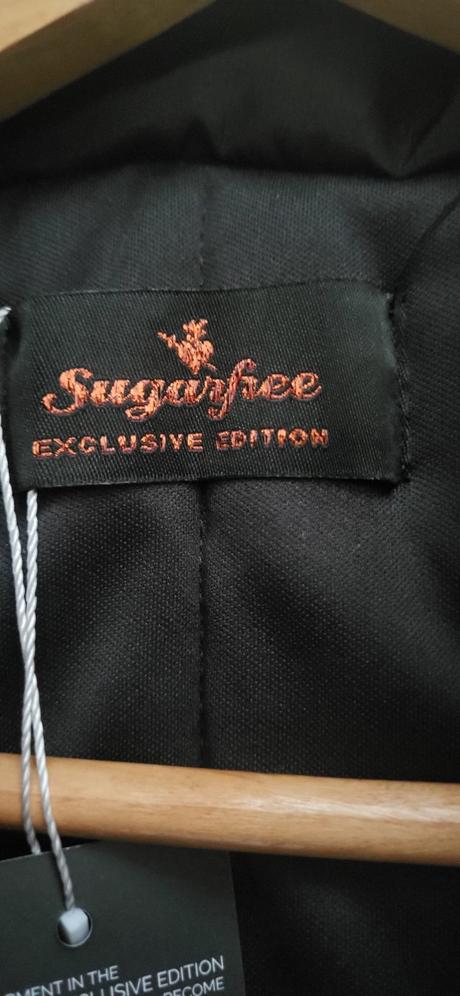 Čierna vesta sugarfree, m