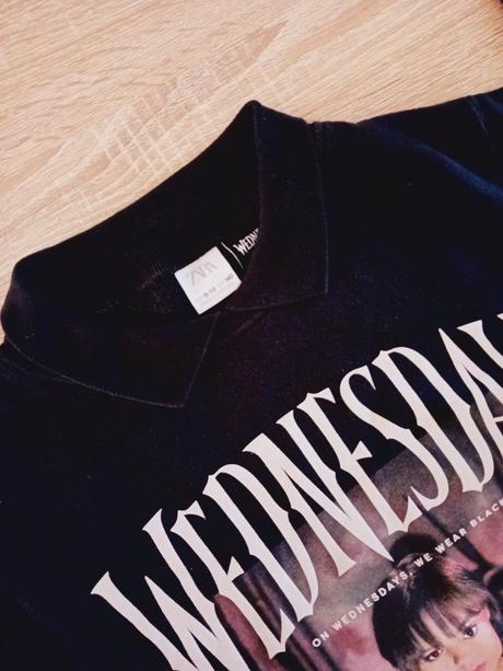 Mikina wednesday, zara,140