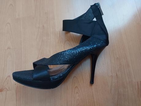 Spoločenské topánky-otvorená špička, 39
