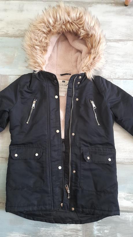 Zimná teplá bunda 9-10 r.+bunda zadarmo., f&f,134
