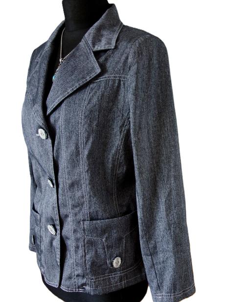 Dámske riflové sako mon cheri, veľ. l/xl, l