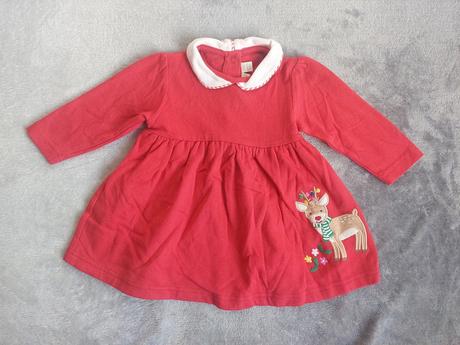 Vianočné šaty zn.jojomamabébé veľ.68, 68