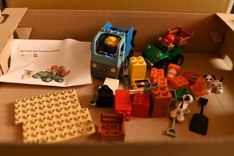 Lego duplo mix (obsahuje smetiarske auto a 2x pes),