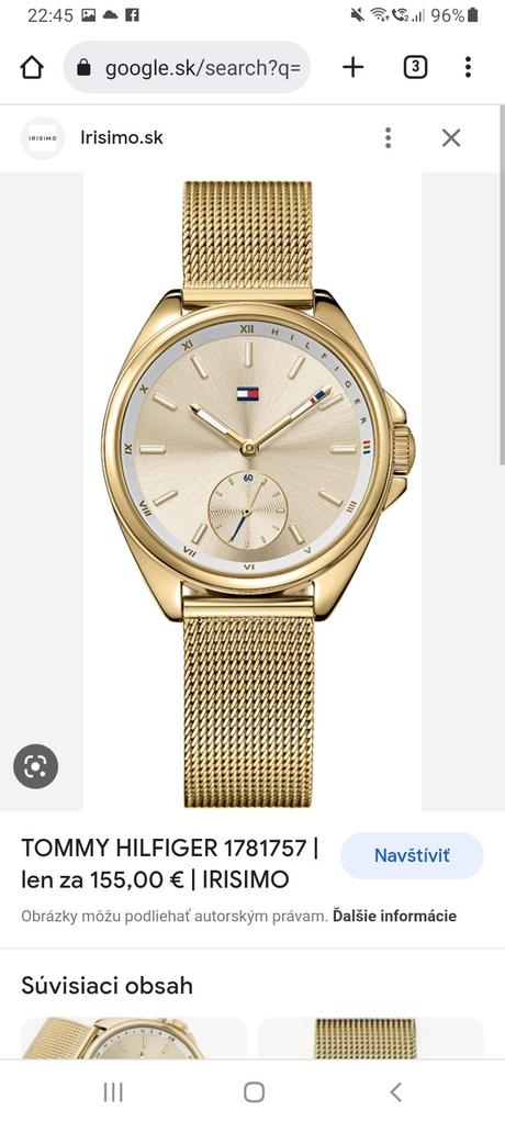 Original tommy hilfiger damske hodinky, tommy hilfiger