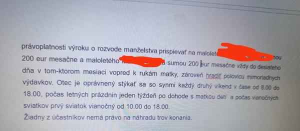 Môžem toto zahrnúť do rozvodu?