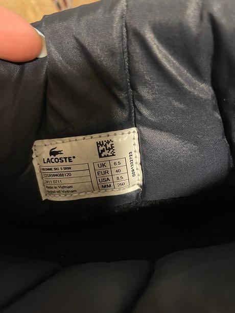 Snehule lacoste, lacoste,40