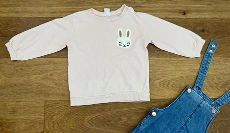 Balík 2 vecí, mikina h&m, šaty f&f, 92, f&f,92
