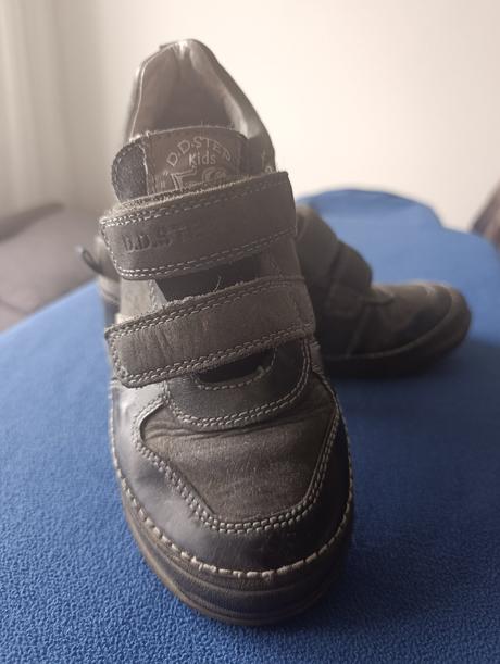 D.d. step kožené topánky na suchý zips, 34, vd 21, d.d.step,34
