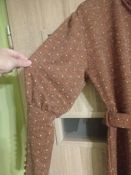 Vintage úpletové šaty, m