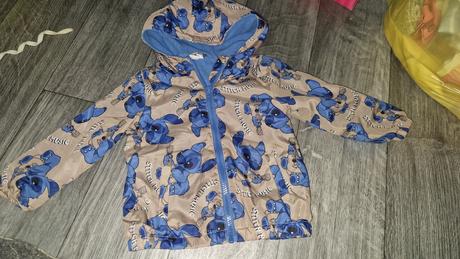 Nepremokavá bundička stitch 18m, disney,86