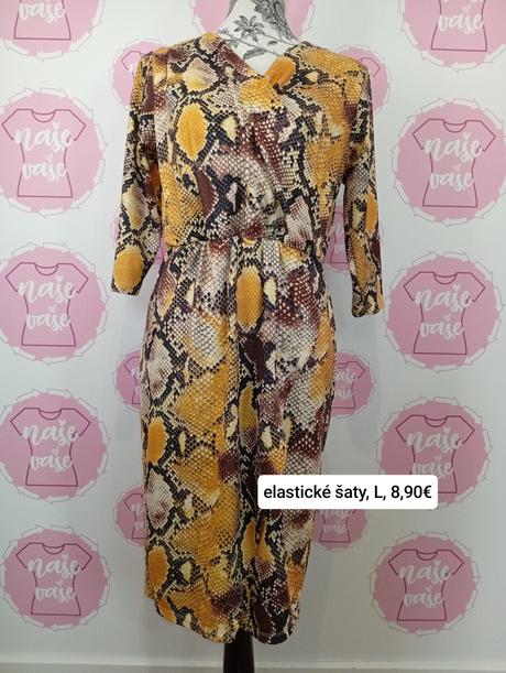Elastické šaty, l