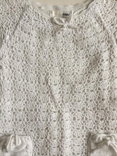 Háčkované šaty, h&m,92