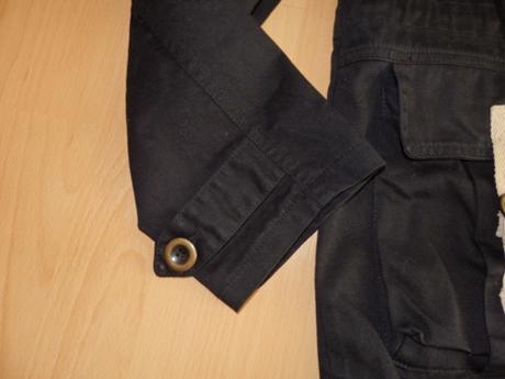 Cierna damska jarna bunda, s