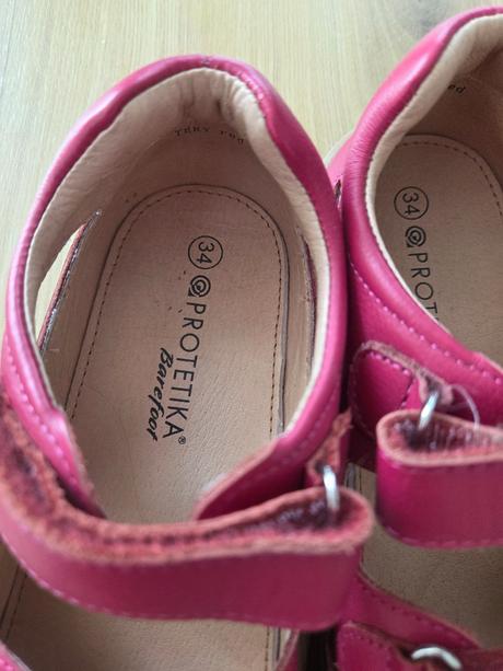 Kožené barefoot balerinky protetika 34, protetika,34