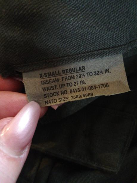 Taktické americké nohavice z army shopu, s