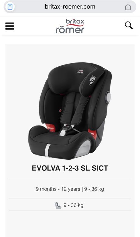 Detská autosedačka s isofixom, britax