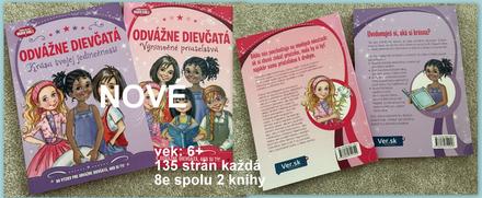 Knihy odvážne dievčatá 2ks, j gereds, 6-8r., 