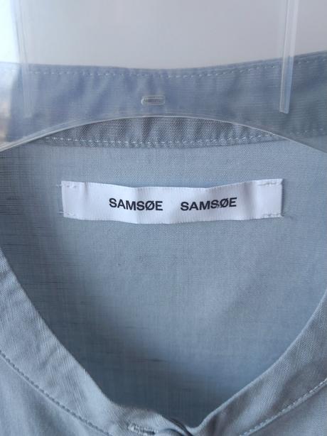 Linen blend košeľa samsøe samsøe xs/s, xs